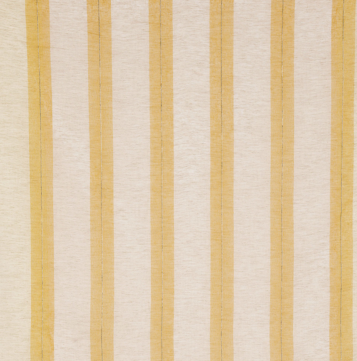 Tissu voilage Roussillon - Lin et jaune soleil Tissu voilage Roussillon - Lin et jaune soleil
