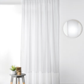 Tissu voilage Simple chevron - Blanc