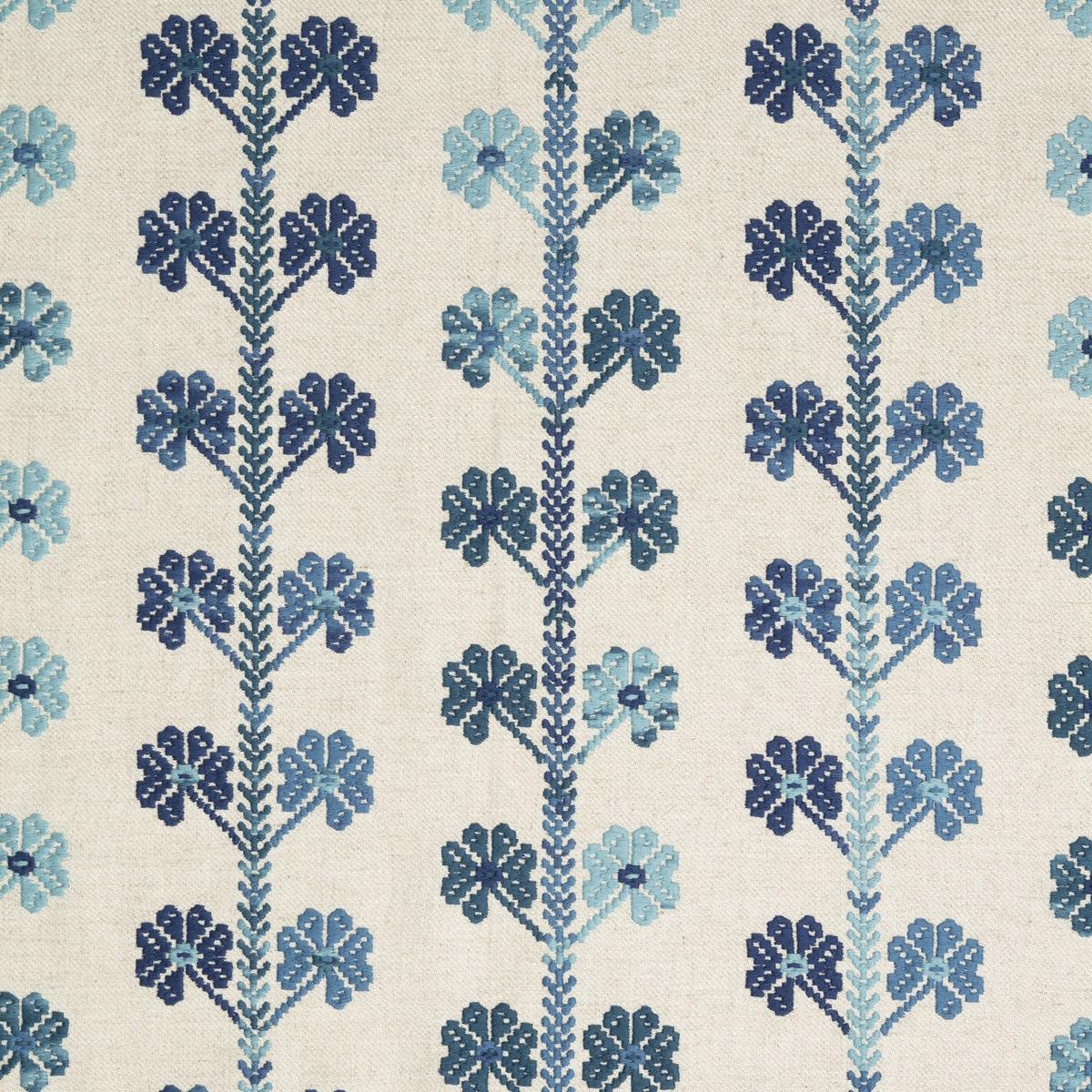 Toile brodée "Coup de Chance" édition Thevenon Paris - Bleu Toile brodée "Coup de Chance" édition Thevenon Paris - Bleu