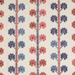 Toile brodée "Coup de Chance" édition Thevenon Paris - Bleu et rouge