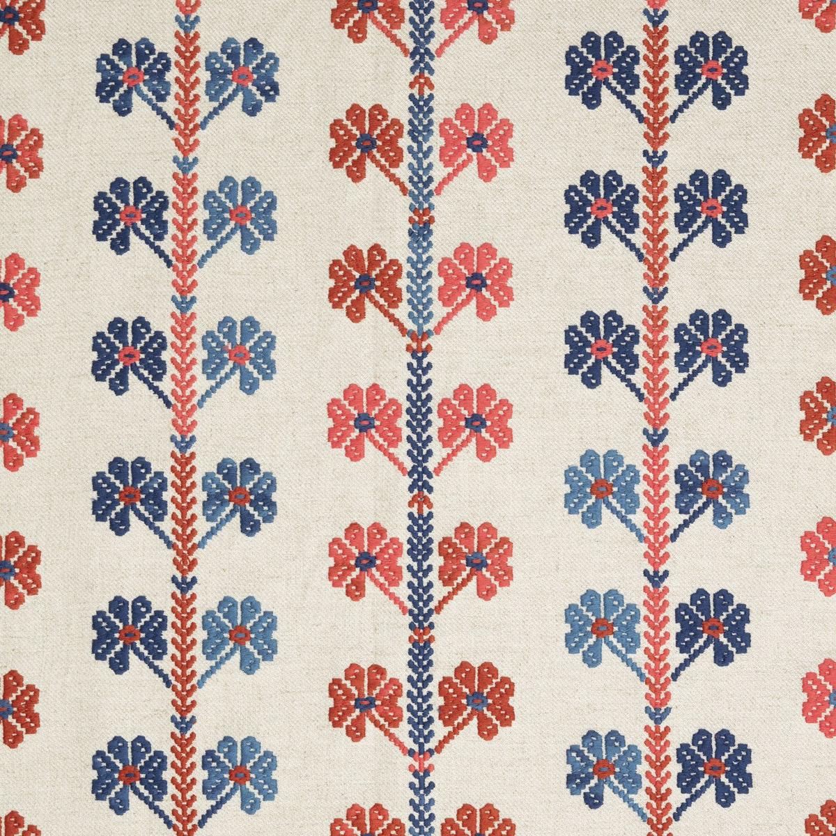 Toile brodée "Coup de Chance" édition Thevenon Paris - Bleu et rouge Toile brodée "Coup de Chance" édition Thevenon Paris - Bleu et rouge