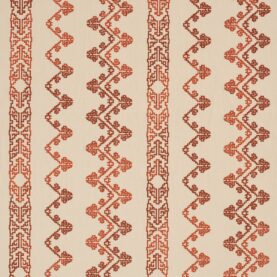 Toile brodée "Palmyra" édition Thevenon Paris - Argile OEKO-TEX