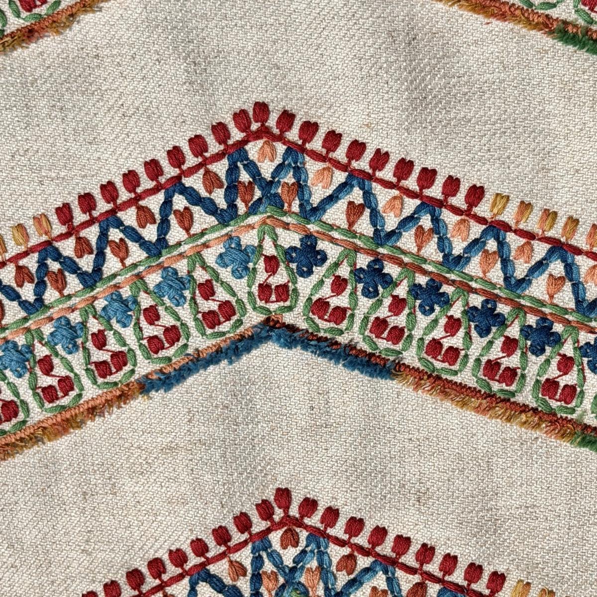 Toile brodée "Pop brodé" édition Thevenon Paris - Multicolore OEKO-TEX Toile brodée "Pop brodé" édition Thevenon Paris - Multicolore OEKO-TEX
