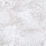 Toile cirée PVC Cyriac – Blanc et gris