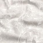 Toile de coton Savoie Feuillette – Lin
