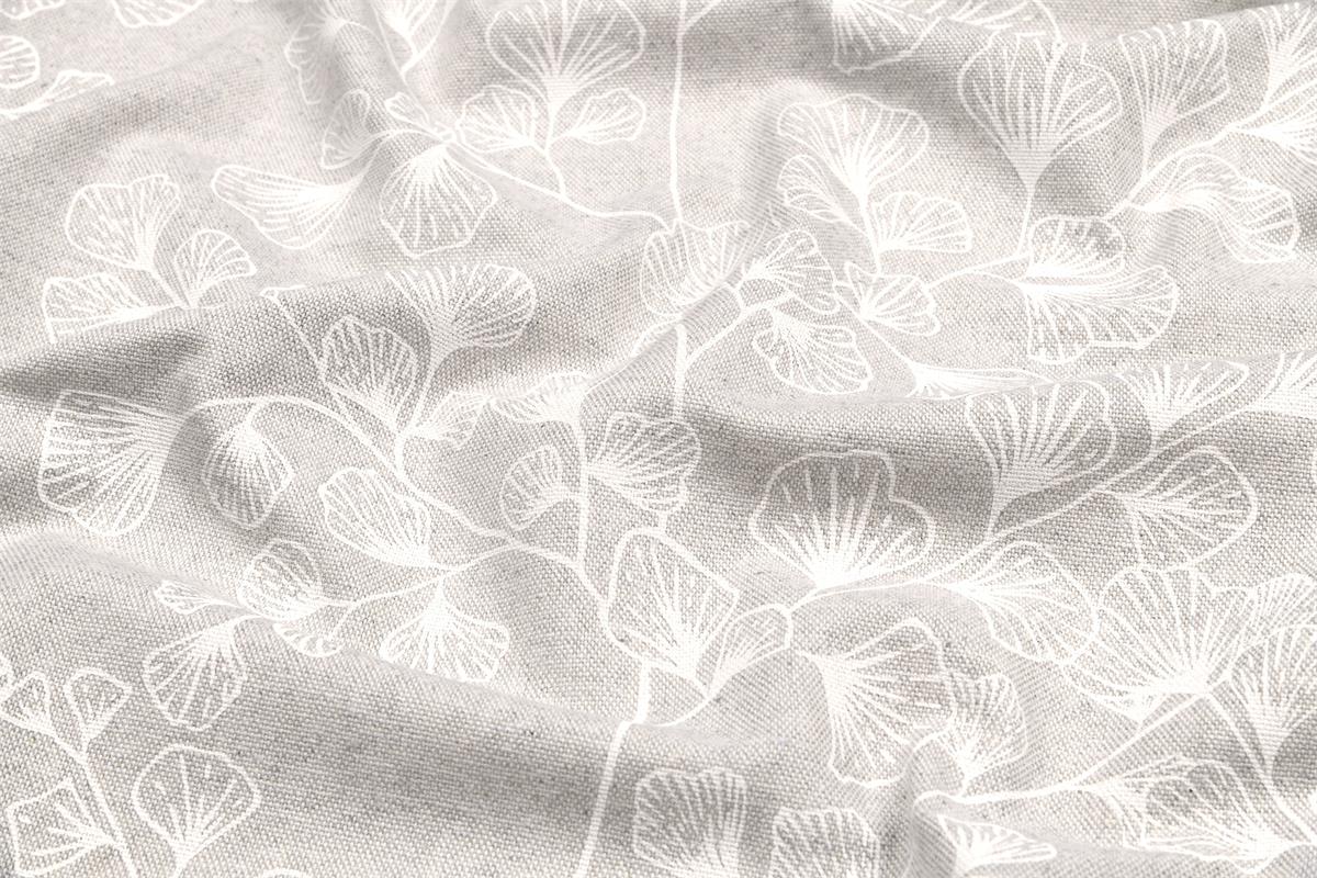 Toile de coton Savoie Feuillette – Lin Toile de coton Savoie Feuillette – Lin