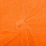 Tulle grande largeur 300 cm – Orange fluo