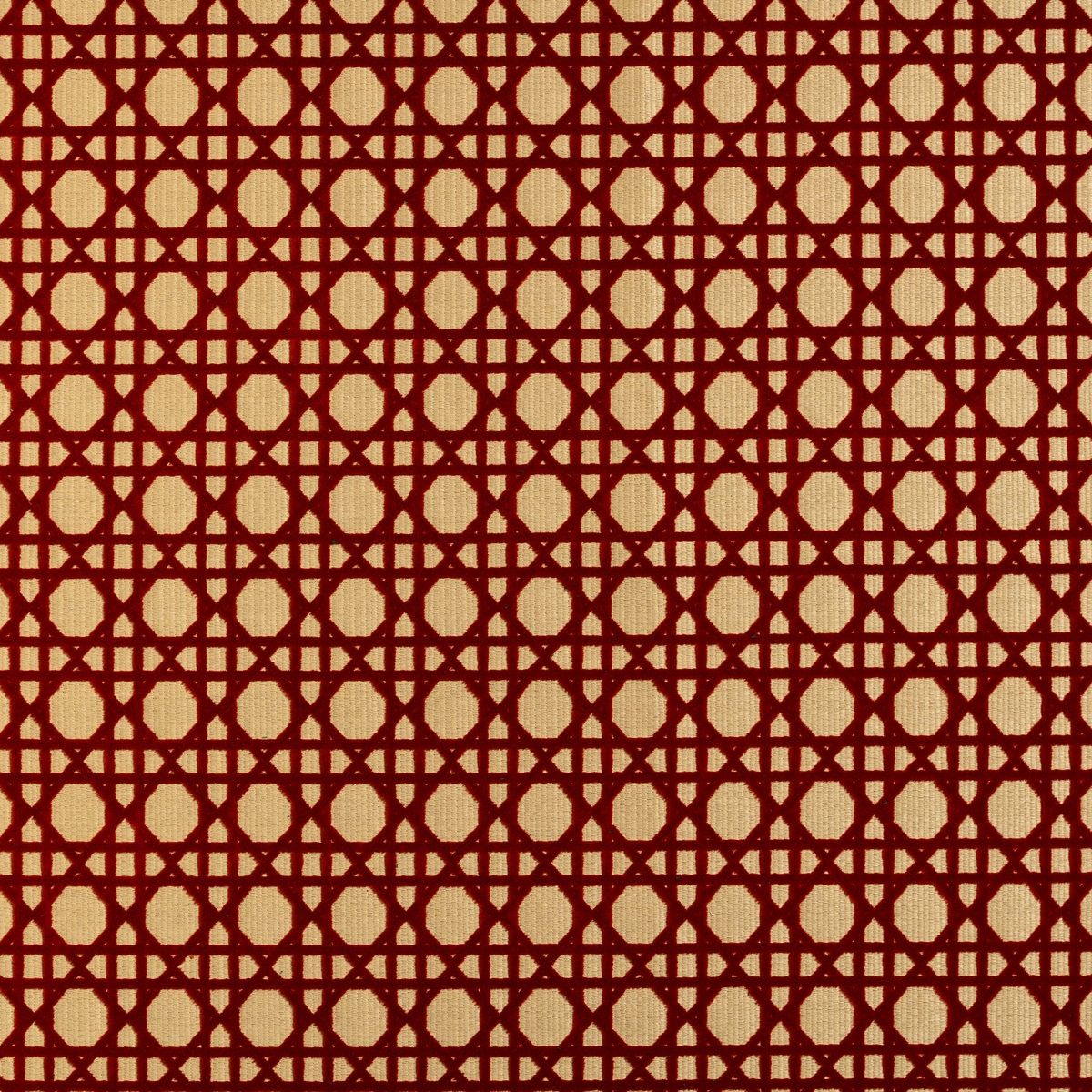 Velours extérieur "Cannage" édition Thevenon Paris - Brique Velours extérieur "Cannage" édition Thevenon Paris - Brique