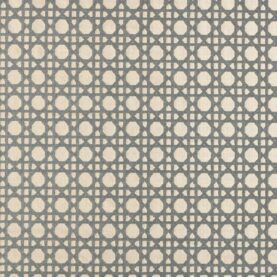 Velours extérieur "Cannage" édition Thevenon Paris - Gris fond écru