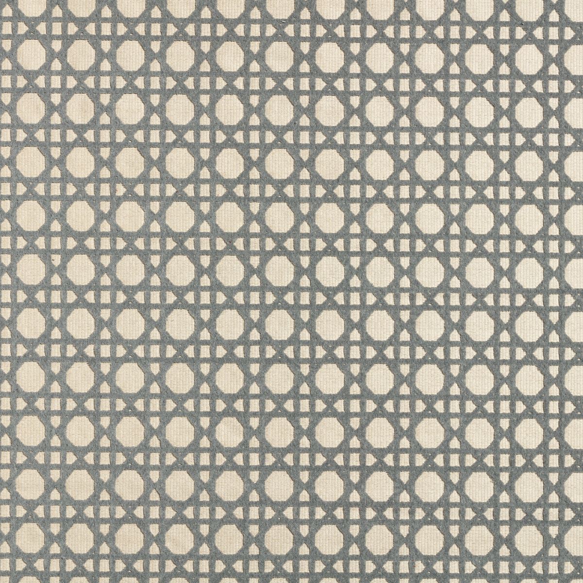 Velours extérieur "Cannage" édition Thevenon Paris - Gris fond écru Velours extérieur "Cannage" édition Thevenon Paris - Gris fond écru